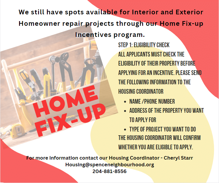 Home Fix Up Poster September